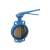 Butterfly valve Type: 6721 Ductile cast iron/Aluminum bronze Squeeze handle Wafer type